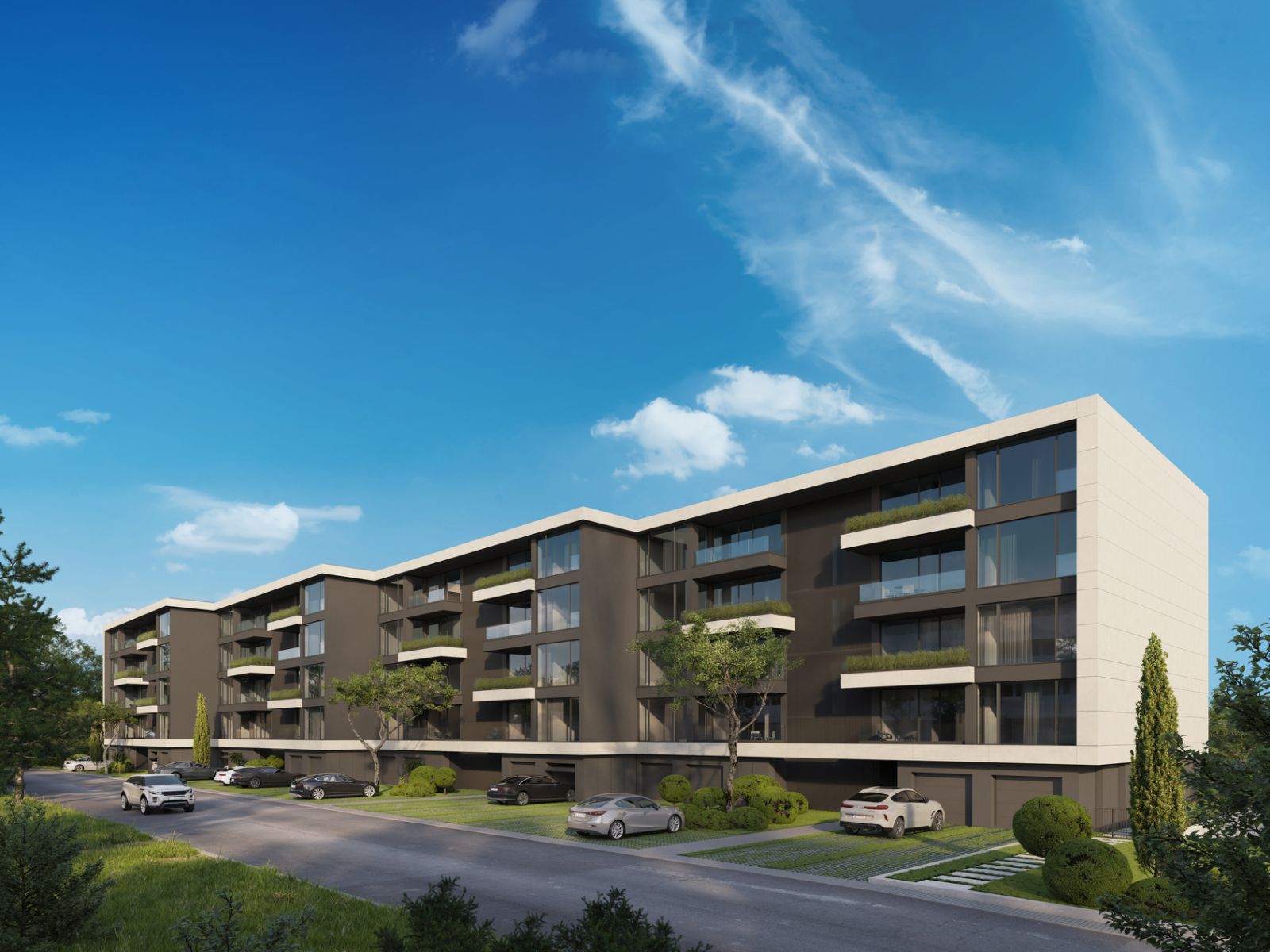 Двустаен апартамент в комплекс К-Garden, м-ст Ален мак