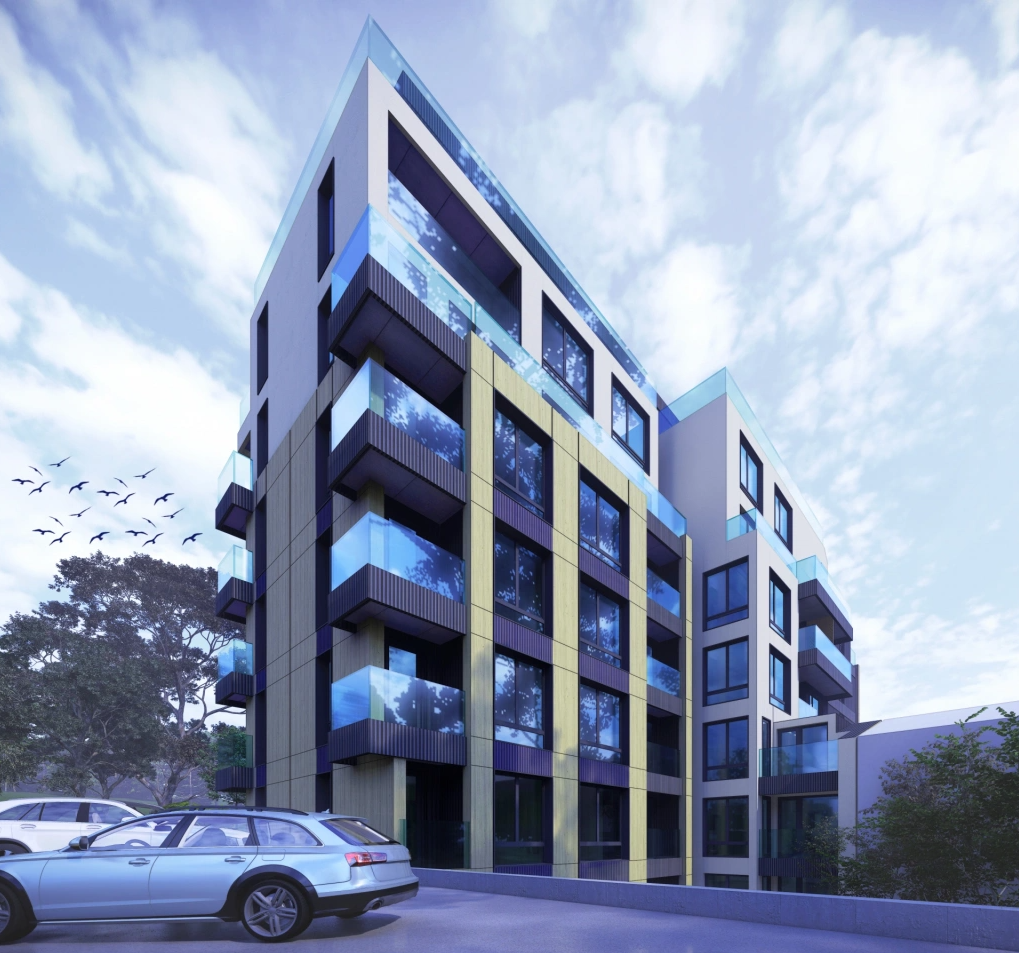 Новострояща се жилищна сграда в м-ст Пчелина