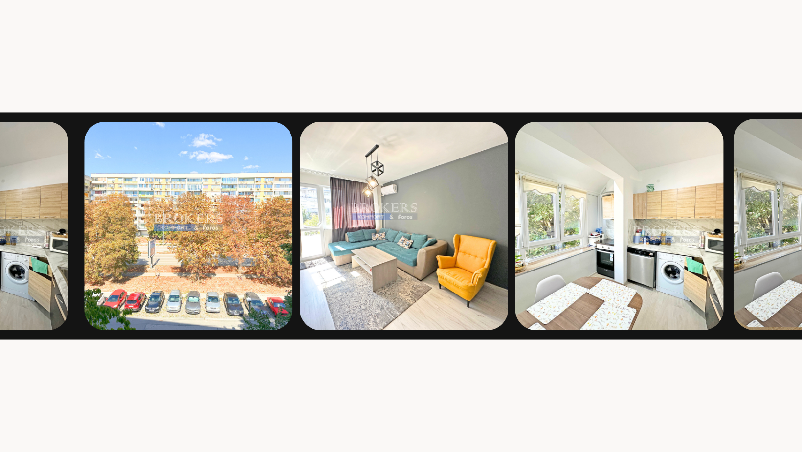 Четиристаен обзаведен апартамент в кв. Чайка