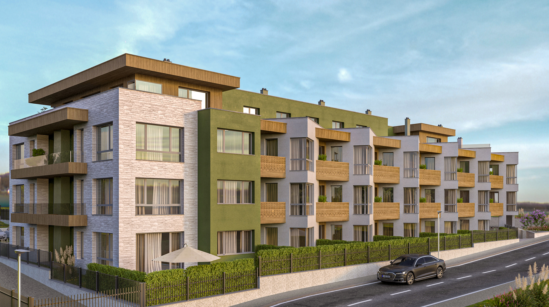 Жилищна сграда с панорамна гледка в кв.Виница